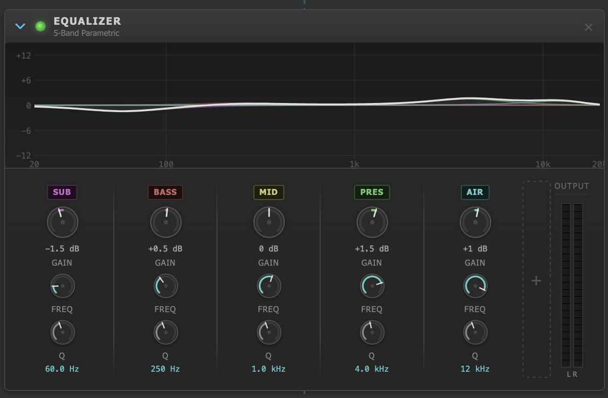 5-Band Parametric Equalizer